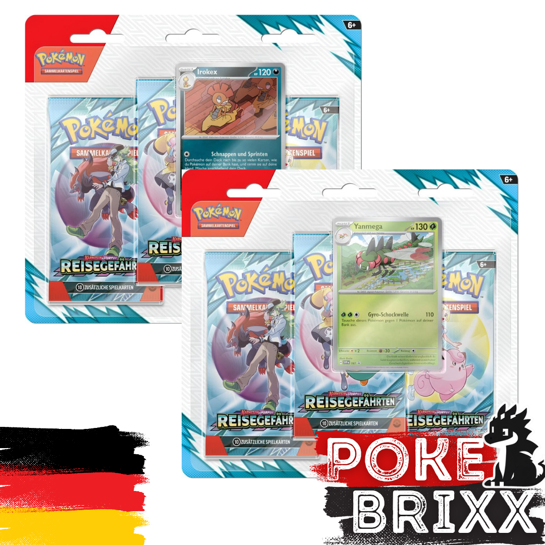 Pokémon SV09 Reisegefährten - 3er Blister DEUTSCH