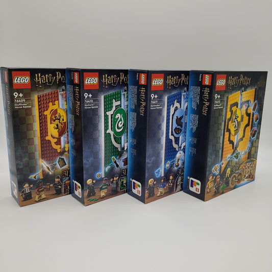 LEGO® Harry Potter 76409 76410 76411 76412 Hausbanner NEU & OVP