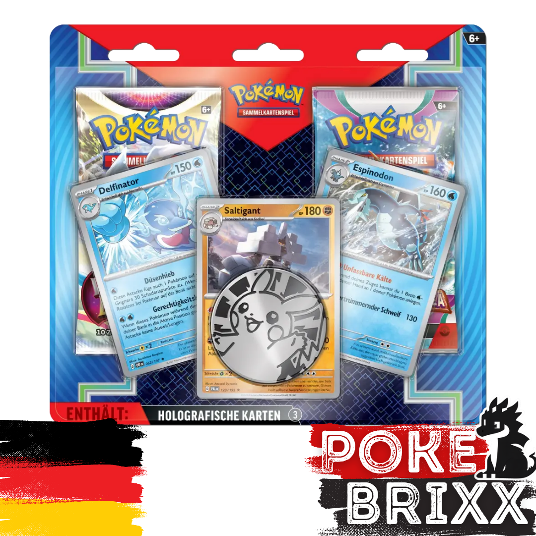 Pokémon Enhanced 2-Pack Blister Delfinator Espinodon - Deutsch
