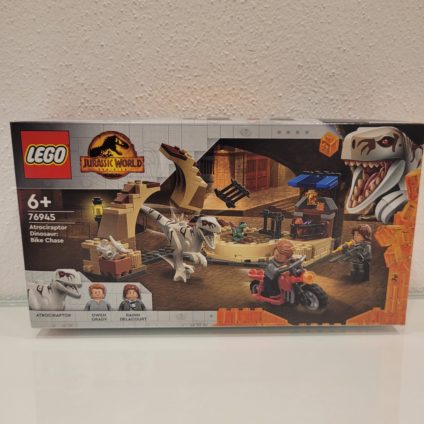 LEGO® Jurassic World 76945 Atrociraptor: Motorradverfolgungsjagd NEU & OVP