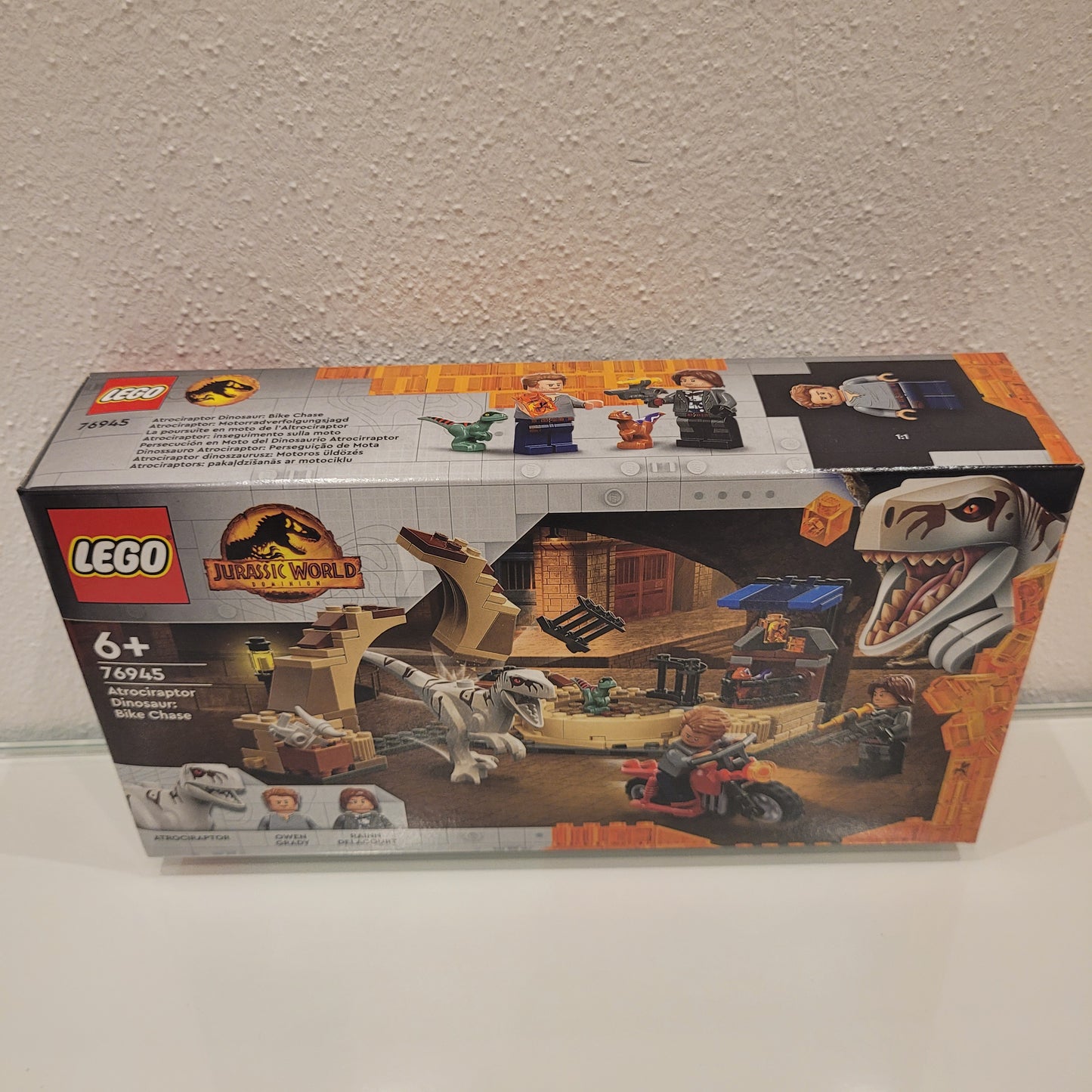 LEGO® Jurassic World 76945 Atrociraptor: Motorradverfolgungsjagd NEU & OVP