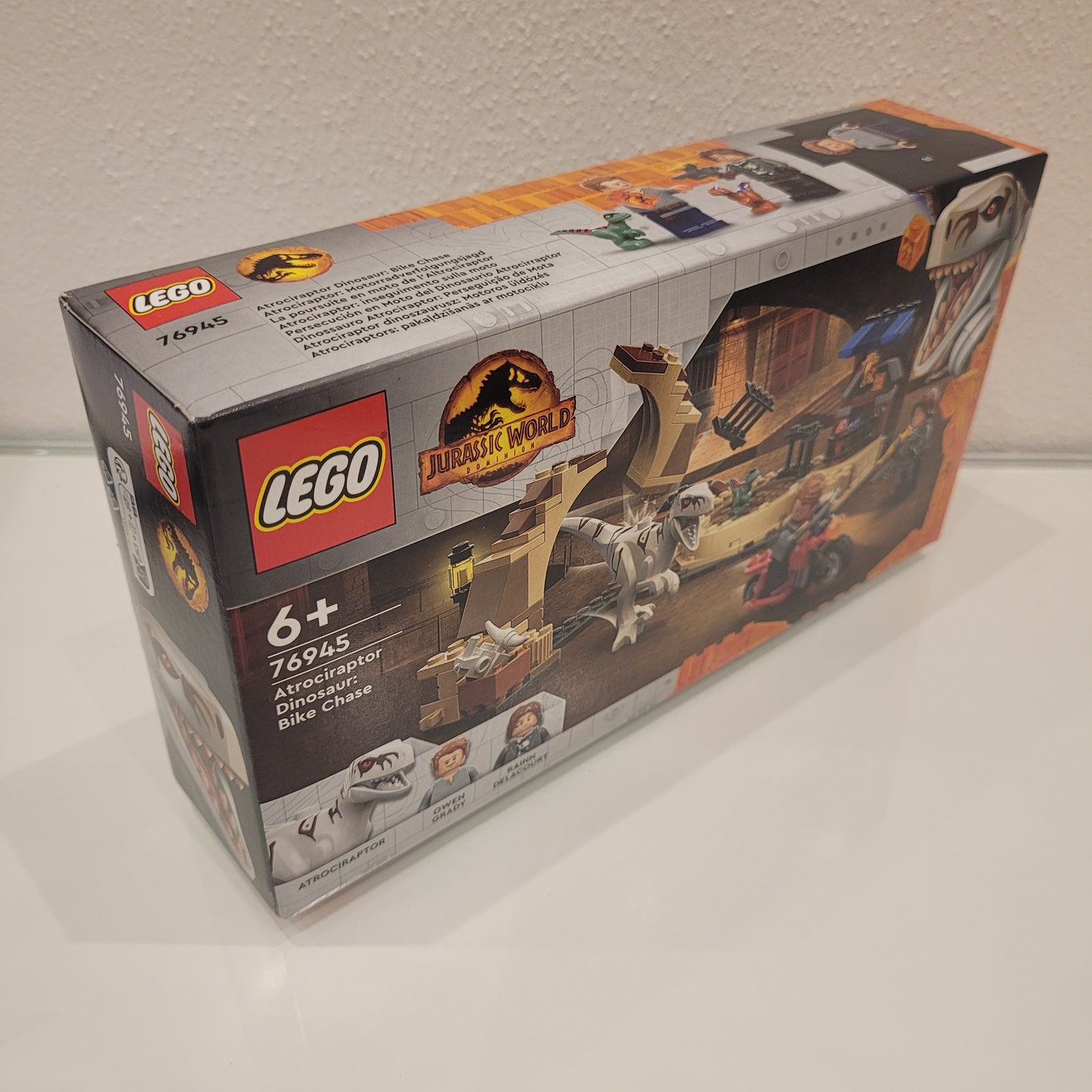 LEGO® Jurassic World 76945 Atrociraptor: Motorradverfolgungsjagd NEU & OVP