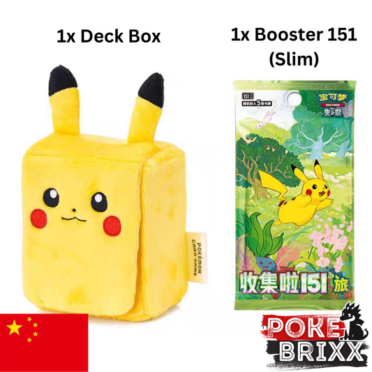 Pokémon 151 Collect - Journey: Pikachu Deckbox S-Chinese