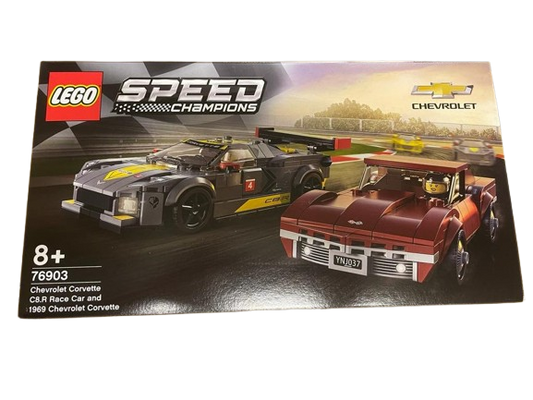 LEGO® Speed Champions 76903 Chevrolet Corvette C8.R & 1968 Chevrolet Corvette Neu & OVP