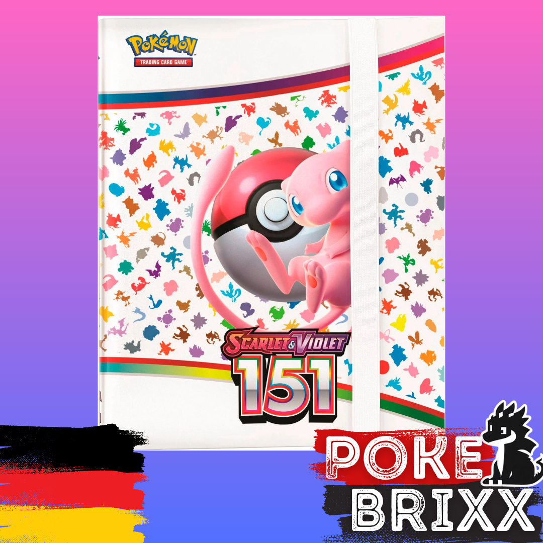 Pokémon 151 Mew Binder 9-Pocket Sammel-Ordner für 360 Karten