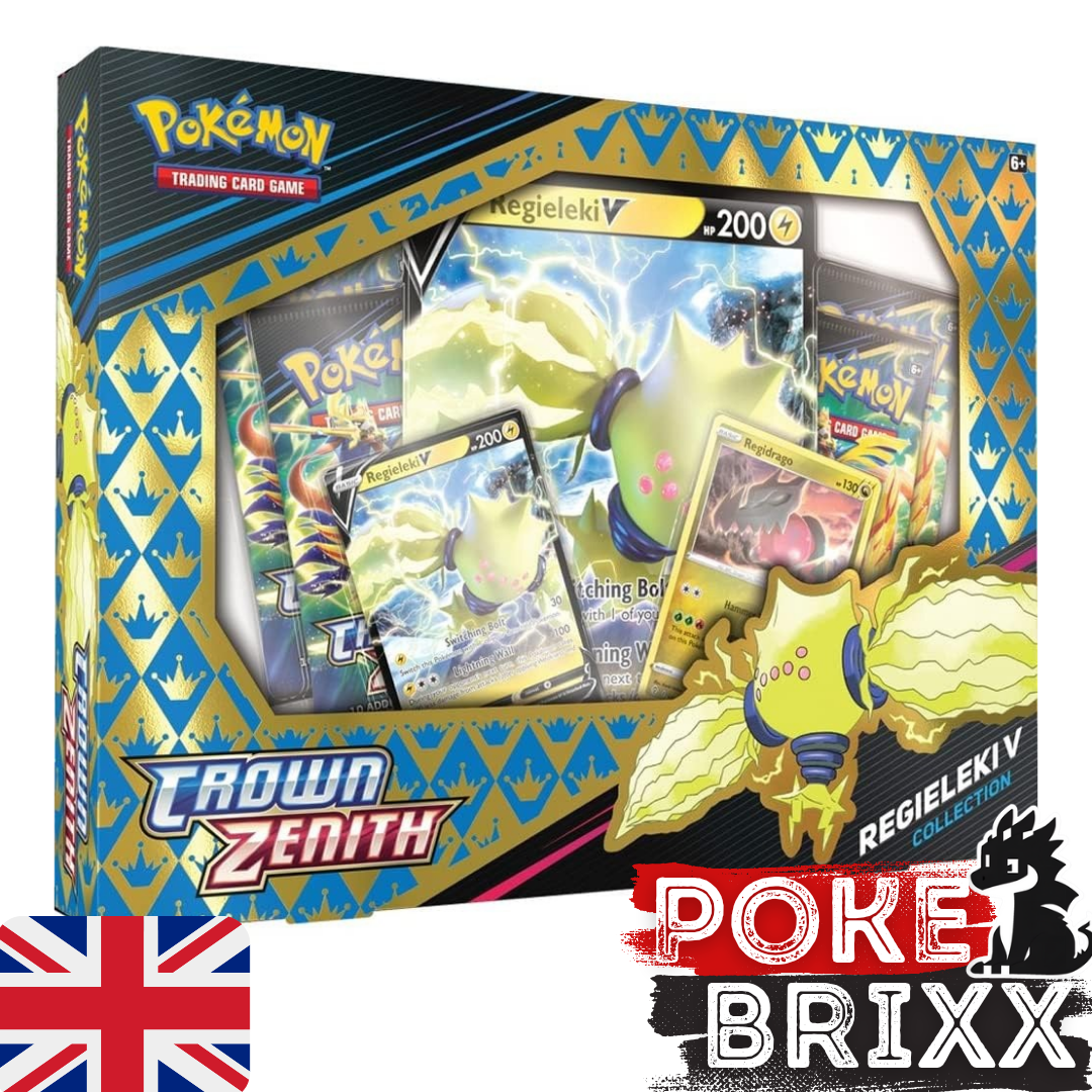 Pokémon SWSH 12.5 Crown Zenith Regidrago & Regieleki V Collection - Englisch