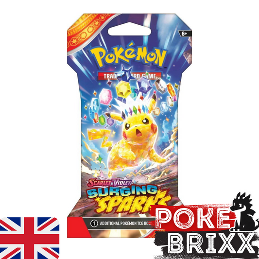 Pokémon SV 8 Surging Sparks - Sleeved Booster Englisch